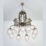 Люстра на штанге Berliner Messinglampen D288-123crB