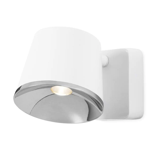 Бра Leds C4 DRONE Single White Silver