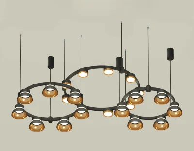 Комплект подвесного светильника Techno Ring с акрилом Ambrella light XR92092000