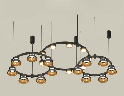Комплект подвесного светильника Techno Ring с акрилом Ambrella light XR92092000