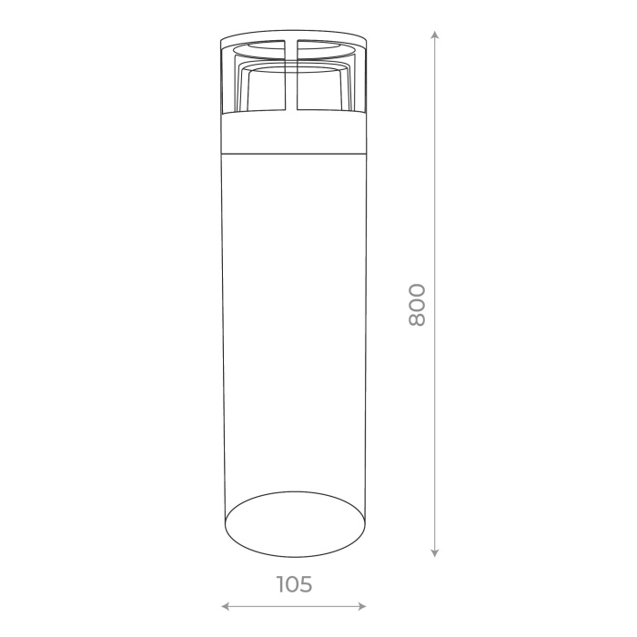 Светильник уличный наземный ST-Luce Черный LED 1*5W 4000K SL9507.415.01