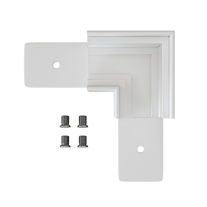 Угол-соединитель для подвесного / накладного магнитного шинопровода ST-Luce Белый ST1007.519.00