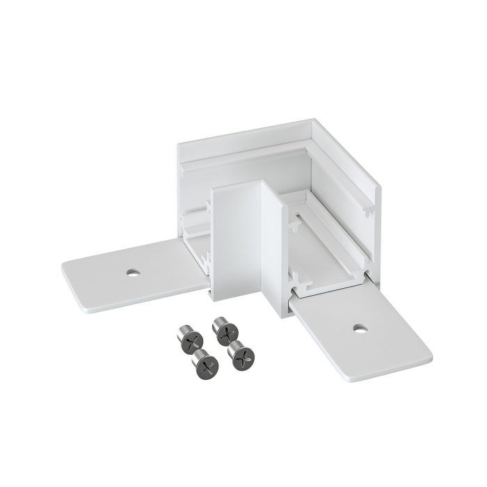 Угол-соединитель для подвесного / накладного магнитного шинопровода ST-Luce Белый ST1007.519.00