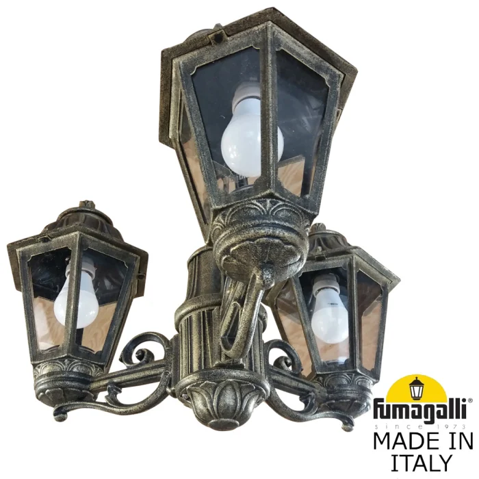 Подвесной уличный светильник FUMAGALLI SICHEM/ANNA 3L E22.120.S30.BXF1R