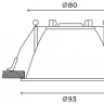 Встраиваемый светильник Hesby Lighting Odda HSBL_0114