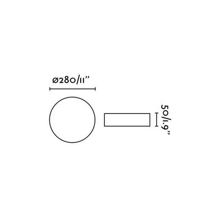 Потолочный светильник ZON LED White ceiling lamp