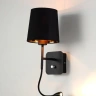 Бра Crystal Lux PABLO AP2 BLACK/BLACK-GOLD