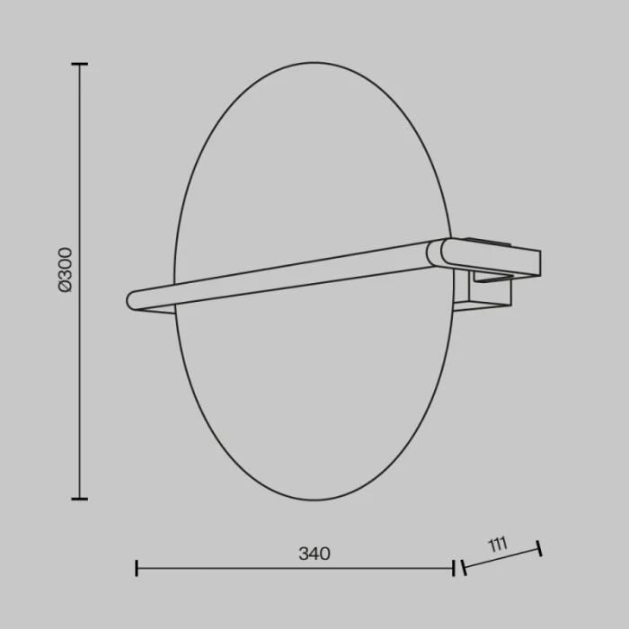 Бра Maytoni MOD279WL-L14G3K