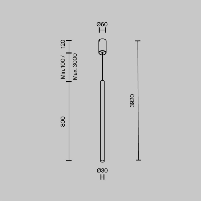 Подвесной светильник Maytoni Pro extra MOD160PL-L6BK