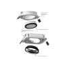 Насадка передняя для корпуса светильника с диаметром отверстия D70mm Ambrella light N7020