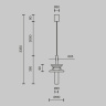 Подвесной светильник Maytoni Sound wave MOD255PL-01B3