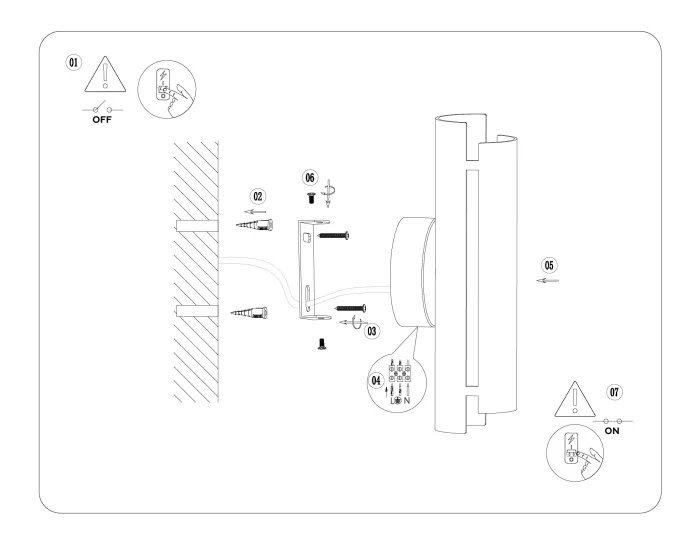 Настенный светодиодный светильник Ambrella light TN71331