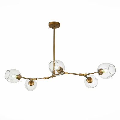 Люстра потолочная Золото/Прозрачный E27 5*40W SLE154823-05