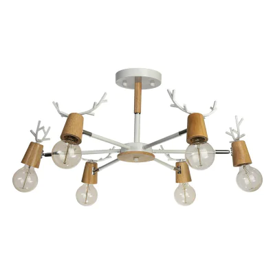 Люстра на штанге LOFT IT SVEN 10024/6 White