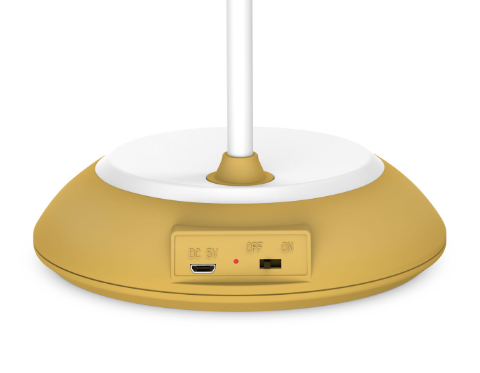 Светодиодная настольная лампа с аккумуляторной батареей, регулировкой цвета и USB-проводом Ambrella light DE602