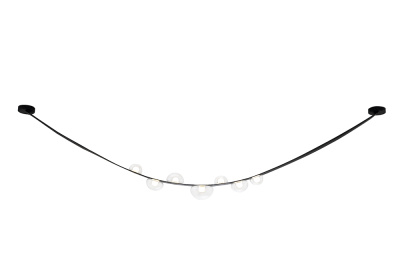 Светильник подвесной Crystal Lux BOSQUE SP7 L3000 BLACK/TRANSPARENT