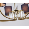Подвесная люстра с абажурами и хрусталем Ambrella light LH71273