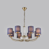 Подвесная люстра с абажурами и хрусталем Ambrella light LH71273