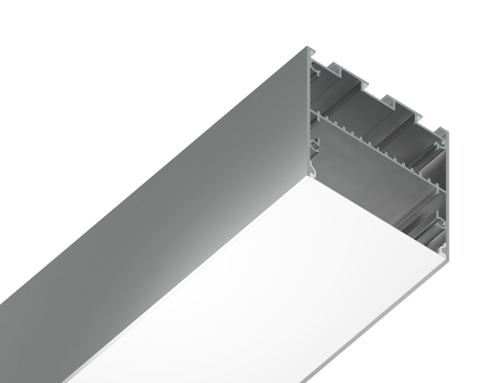 Алюминиевый профиль накладной/подвесной "Profile System" 50*50 для светодиодной ленты до 41,4мм Ambrella light GP3100AL