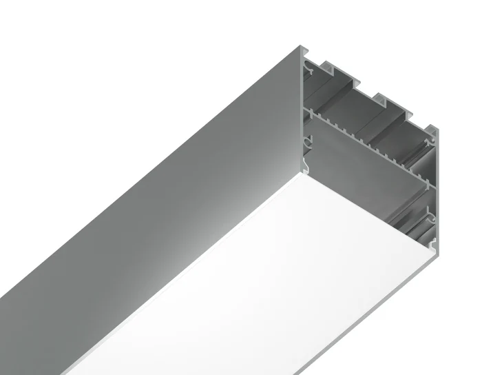 Алюминиевый профиль накладной/подвесной "Profile System" 50*50 для светодиодной ленты до 41,4мм Ambrella light GP3100AL