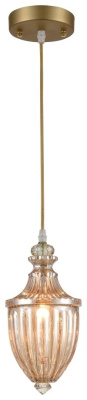 376-506-01 Подвес Бронза/Янтарный E27 1*40W