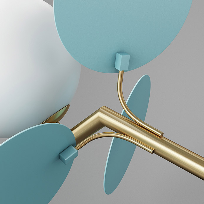 Настенный светильник MATISSE BLUE W ImperiumLoft