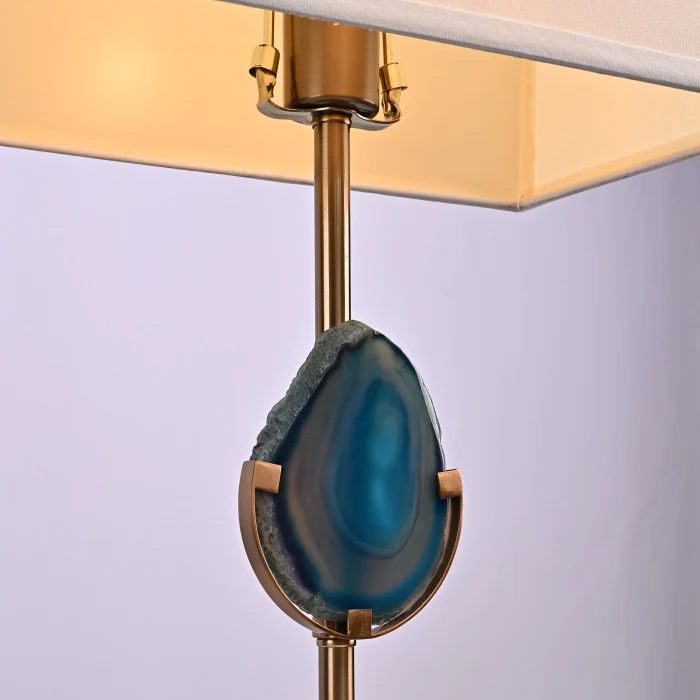 Настольная лампа Blue Agate Table Lamp ImperiumLoft