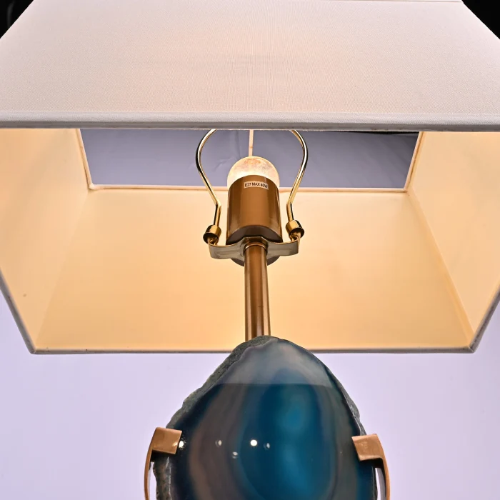 Настольная лампа Blue Agate Table Lamp ImperiumLoft