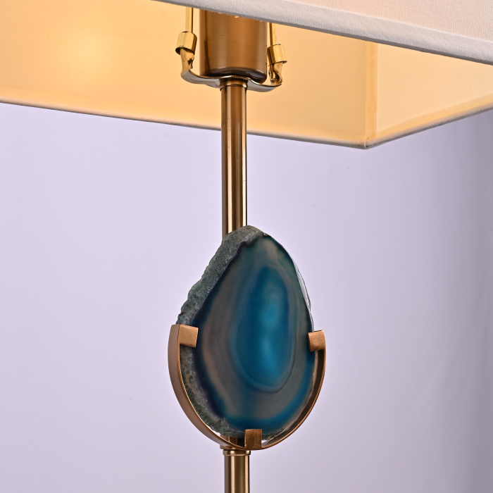 Настольная лампа Blue Agate Table Lamp ImperiumLoft