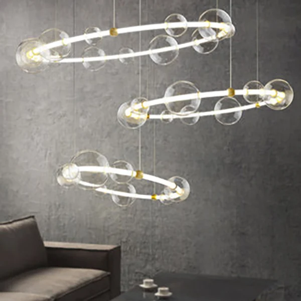 Подвесная люстра SESSA RING D73 ImperiumLoft