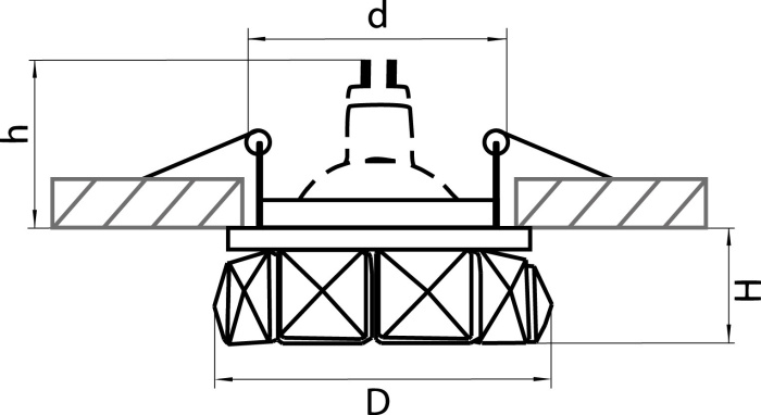 Встраиваемый светильник ONDA LIGHTSTAR 32704