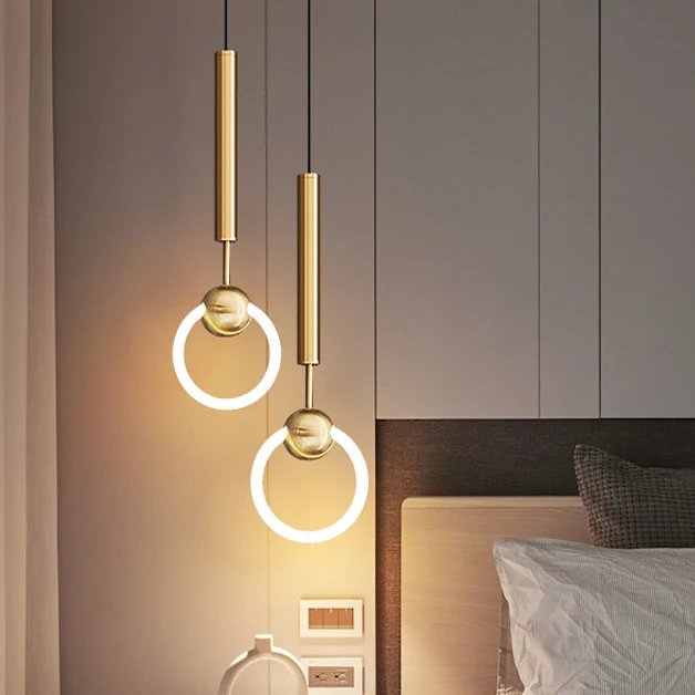 Подвесной светильник FINNUR RING D20 Brass ImperiumLoft