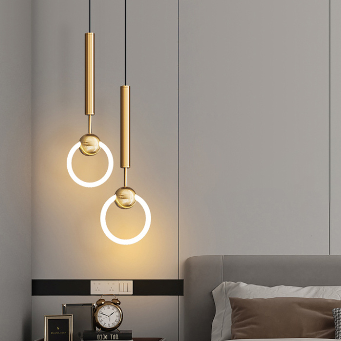 Подвесной светильник FINNUR RING D20 Brass ImperiumLoft