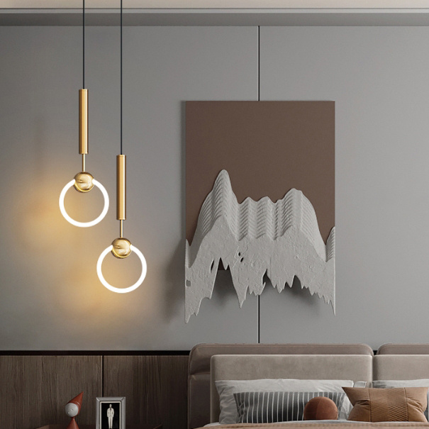 Подвесной светильник FINNUR RING D20 Brass ImperiumLoft