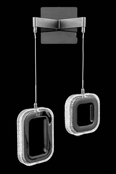 Бра Leon Theona LE7701/2W Grey/Black Chrome