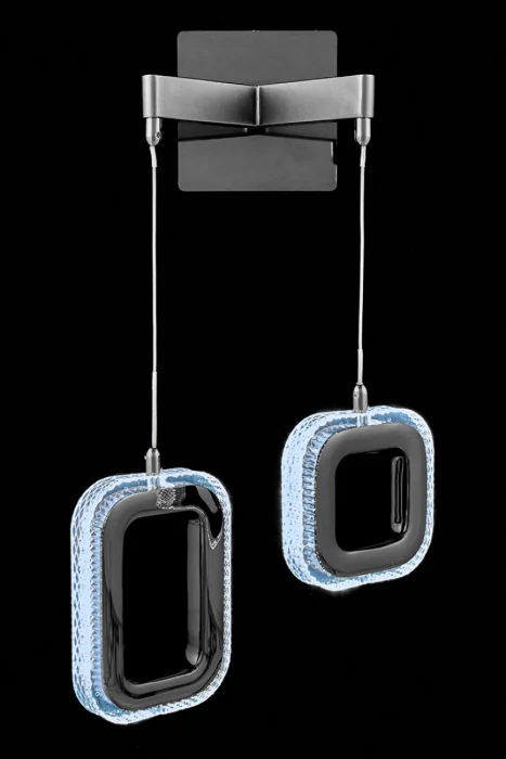 Бра Leon Theona LE7701/2W Grey/Black Chrome