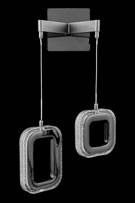 Бра Leon Theona LE7701/2W Grey/Black Chrome