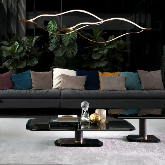 Подвесной светодиодный светильник Tape Light L140 ImperiumLoft