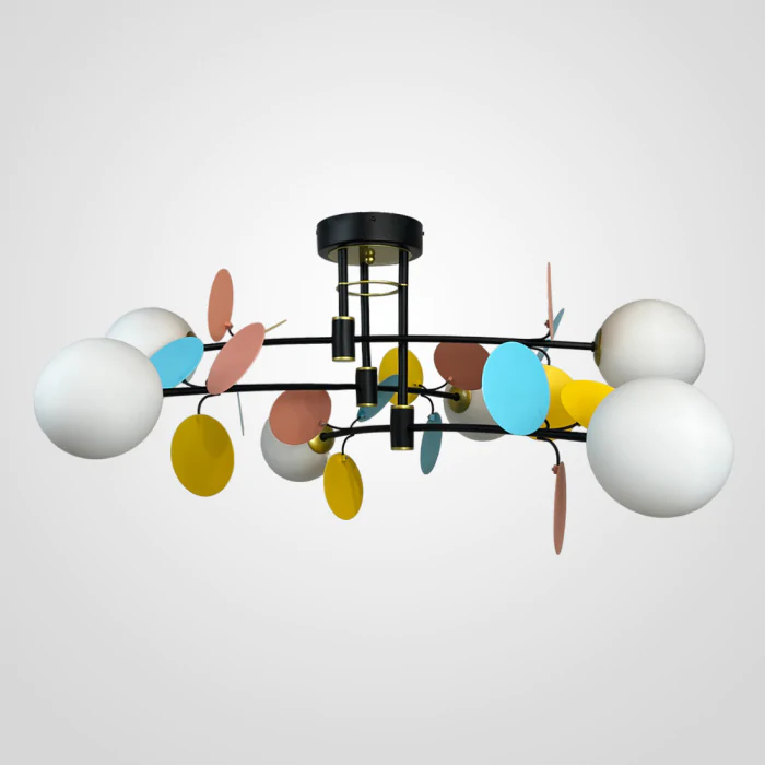 Потолочная люстра MATISSE B D80 Black Multicolor ImperiumLoft