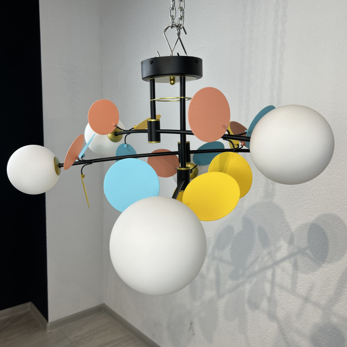 Потолочная люстра MATISSE B D80 Black Multicolor ImperiumLoft