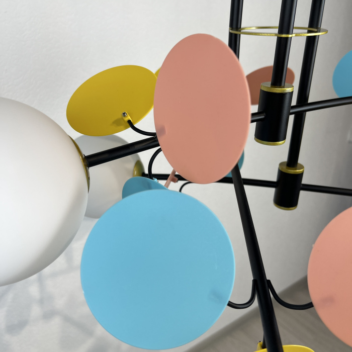 Потолочная люстра MATISSE B D80 Black Multicolor ImperiumLoft