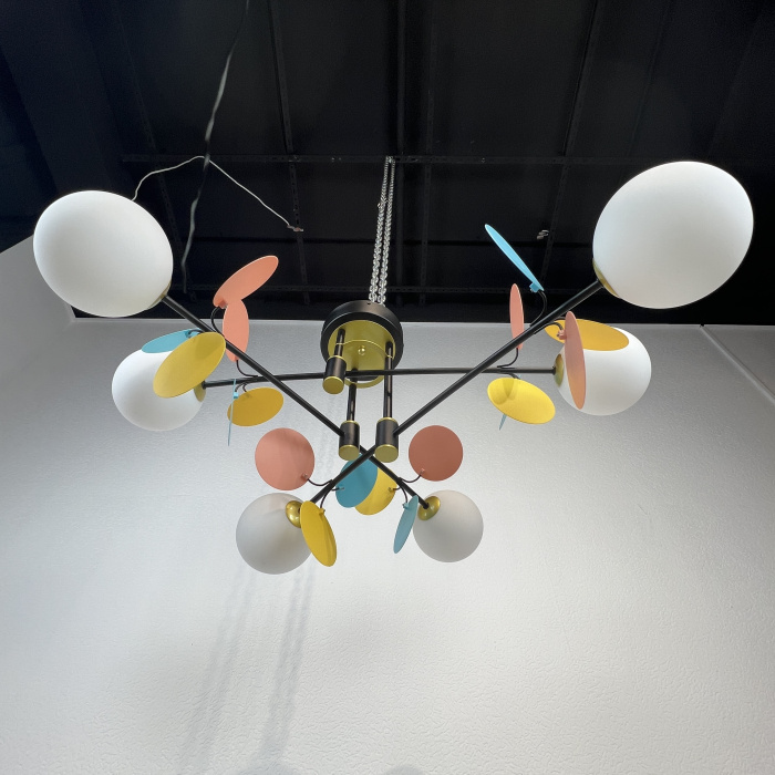 Потолочная люстра MATISSE B D80 Black Multicolor ImperiumLoft