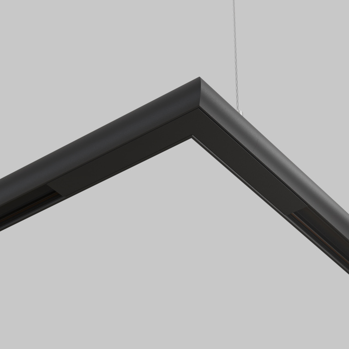 Коннектор угловой круглый Basity, черный Maytoni TRA172CL-R-11B