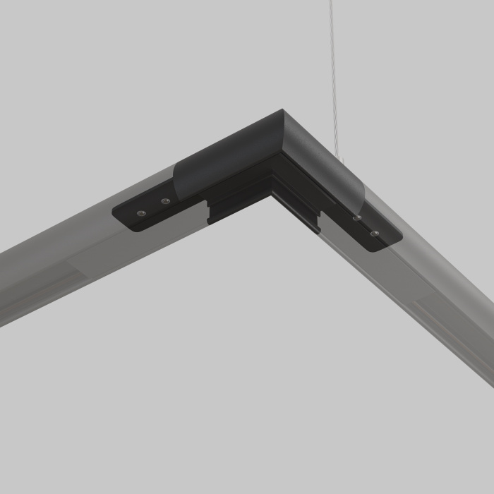 Коннектор угловой круглый Basity, черный Maytoni TRA172CL-R-11B