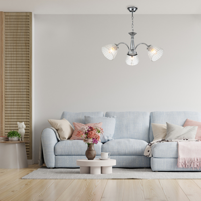 Подвесной светильник FREESIA ESCADA 658/3PL Chrome