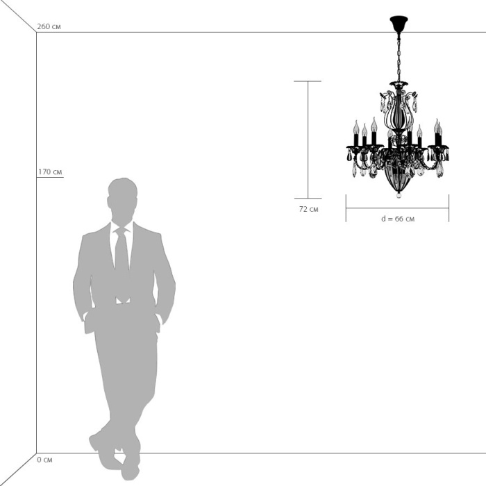 Люстра подвесная Schon Osgona 790114