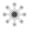 Люстра подвесная Schon Osgona 790114