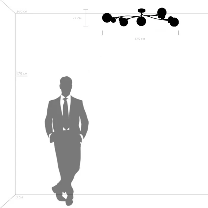Люстра потолочная Croco Lightstar 815553
