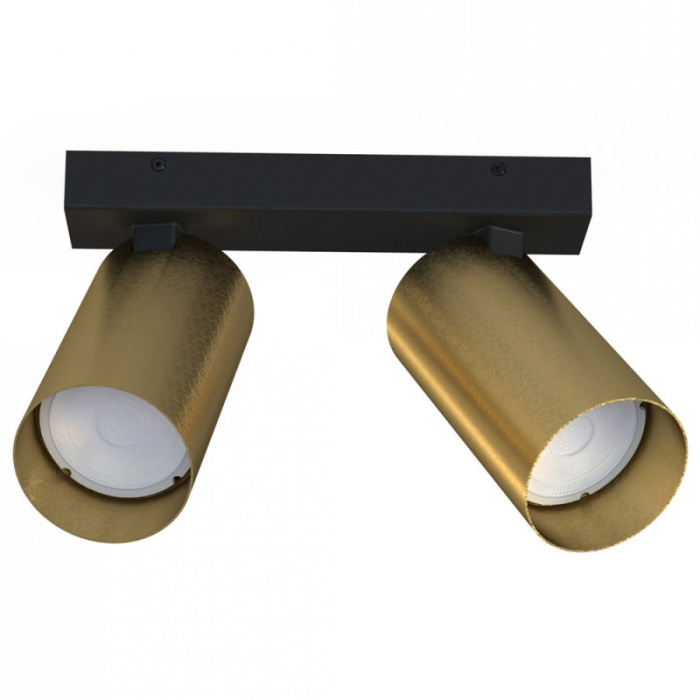 Накладной светильник спот Nowodvorski Mono Black/Brass 7782