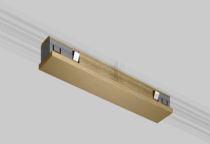 Прямой коннектор Elektrostandard Line magnetic 4690389213847